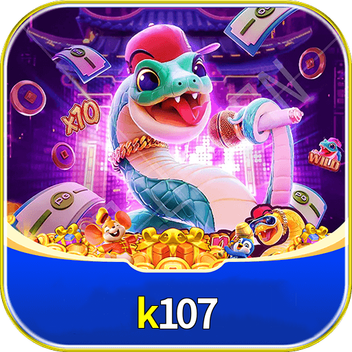 Imagem promocional da k107 mostrando a plataforma e suas vantagens